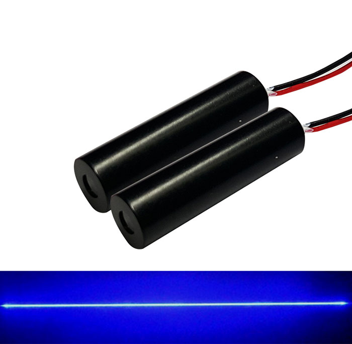 405nm 500mW Blue Violet Laser Diode Module Line Cross Adjustable Linewidth Customizable - Click Image to Close